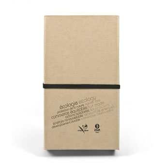 Conférencier petit format en carton recyclé naturel - Vue n° 1