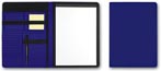 bleu marine - Conférencier A4 en vinyle