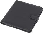 noir - Etui pour iPad imitation cuir