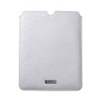blanc - Porte iPad en cuir blanc