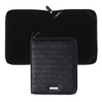noir - Porte iPad en cuir